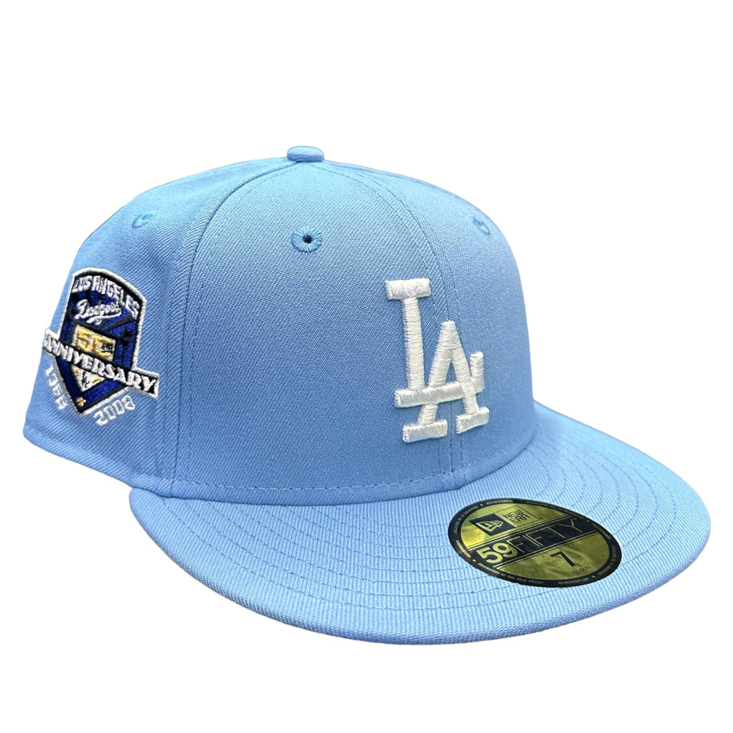 NEW ERA 59FIFTY LOS ANGELES DODGERS 50TH ANNIVERSARY PATCH