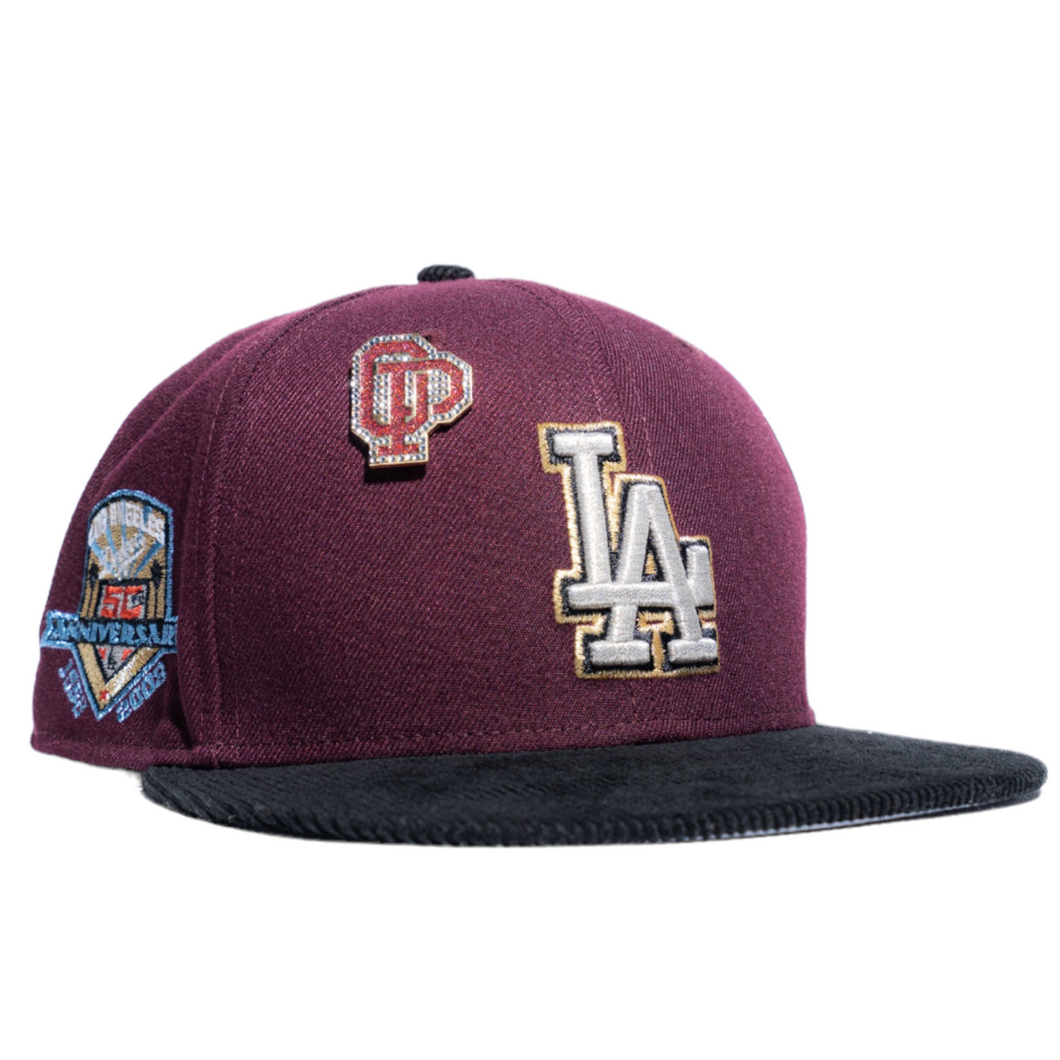 NEW ERA 59FIFTY LOS ANGELES DODGERS 50TH ANNIVERSARY STADIUM PATCH HAT